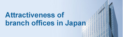 Attractiveness of branch offices in Japan